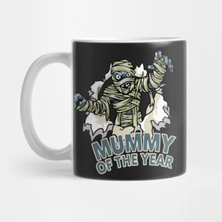 Mummy of the Year Funny Halloween Costume for Moms Mug